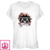 Junior’s Hocus Pocus Binx Flower Tattoo T-Shirt