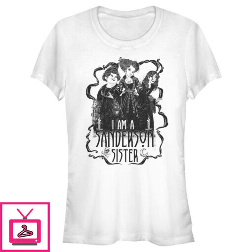 Juniors Hocus Pocus I Am a Sanderson Sister T Shirt 1