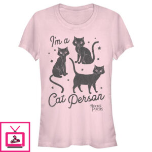 Junior’s Hocus Pocus I’m a Cat Person T-Shirt