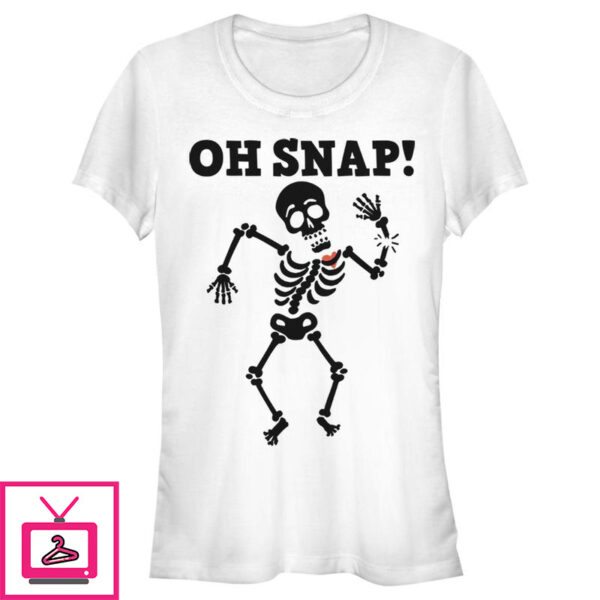 Junior’s Lost Gods Halloween Oh Snap T-Shirt