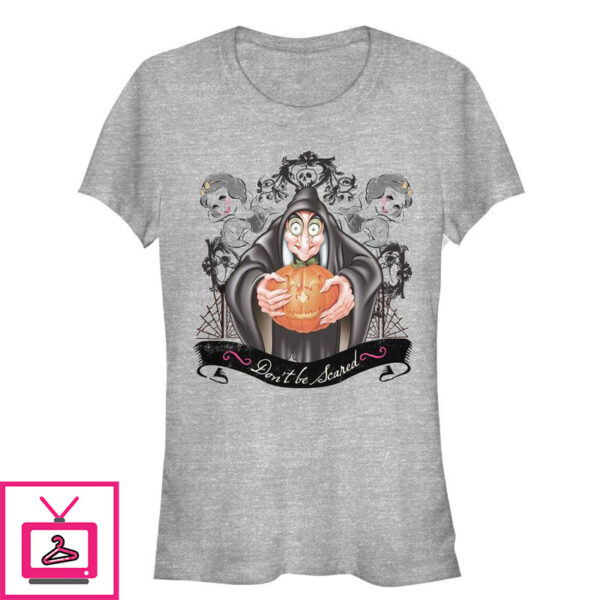 Junior’s Snow White and the Seven Dwarfs Evil Queen Pumpkin T-Shirt