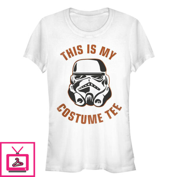 Junior’s Star Wars Halloween This is My Stormtrooper Costume T-Shirt