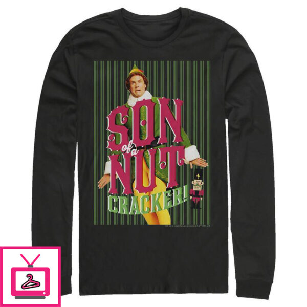 Men’s Elf Buddy Son of a Nutcracker Long Sleeve T-Shirt