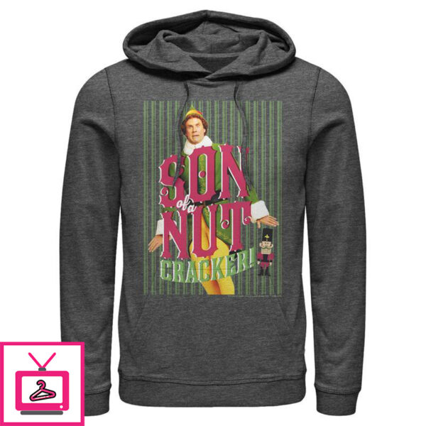 Men’s Elf Buddy Son of a Nutcracker Pull Over Hoodie