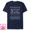 Men’s Game of Thrones Christmas Winter is Coming Sweater T-Shirt