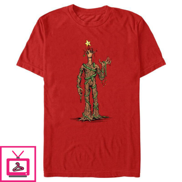 Men’s Guardians of the Galaxy Grootmas Tree T-Shirt