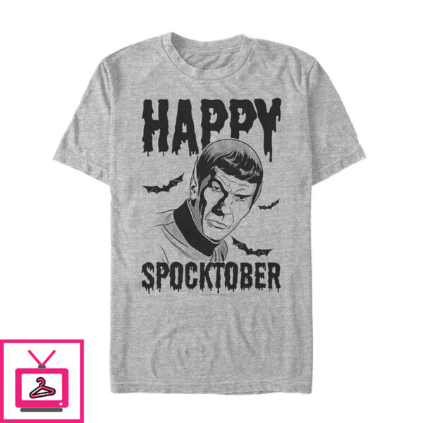 Men’s Star Trek Halloween Happy Spocktober T-Shirt