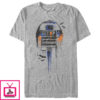 Men’s Star Wars Halloween R2-D2 Bats T-Shirt