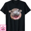 Moo Deng T-Shirt Bouncy Pig The Cute Baby Hippo Face