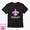 New Orleans Saints Crucial Catch Intercept Cancer T-Shirt