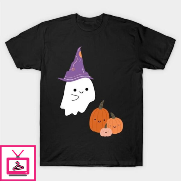 Official Ghost pumpkin Halloween T-Shirt