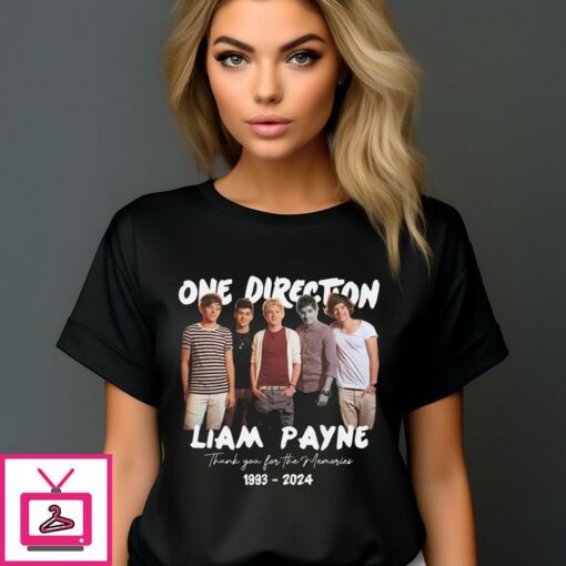 One Direction Liam Payne Thank You For The Memories 1993 2024 T Shirt 1 1