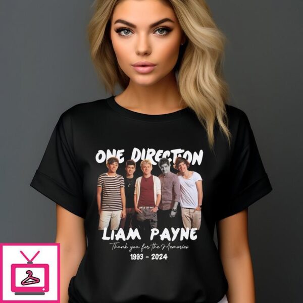 One Direction Liam Payne Thank You For The Memories 1993 2024 T-Shirt