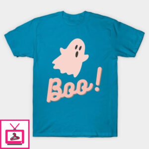 Pretty in pink cute ghost Halloween T-Shirt