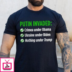 Putin Invaded, Crimea Under Obama, Ukraine Under Biden, Nothing Under Trump