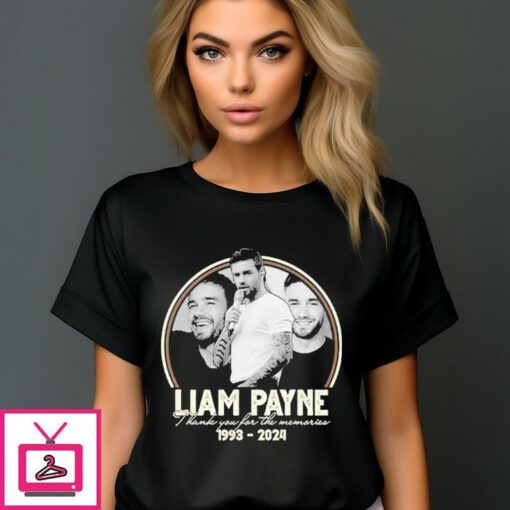 RIP Liam Payne Thank You For The Memories 1993 2024 Signature Vintage T Shirt 1 1