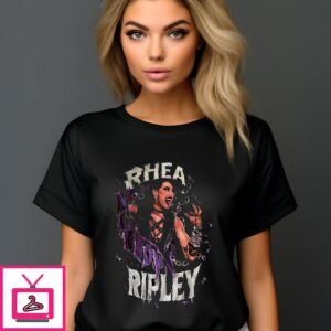 Rhea Ripley Bloody Wrestling 2024 T-Shirt