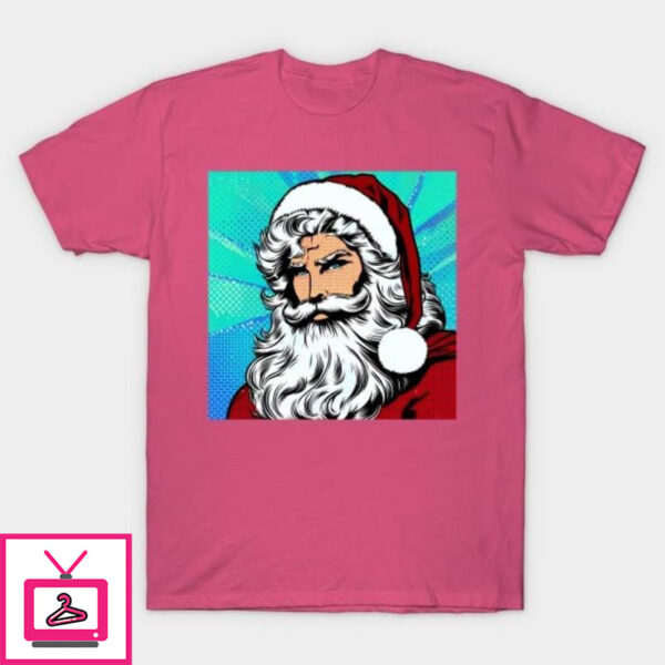 Santa retro Christmas T-Shirt