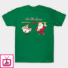 Santa vs Turkey fight Christmas T-Shirt