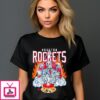 Skeleton Houston Rockets Graphic 2024 T-Shirt