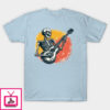 Skeleton playing guitar rock band T-Shirt