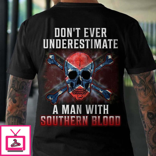 Skull Georgia’s Flag – Don’t ever underestimate a man with southern blood