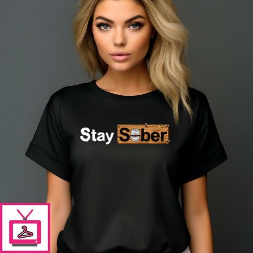 Spooky Stay Sober Halloween T Shirt 1 1