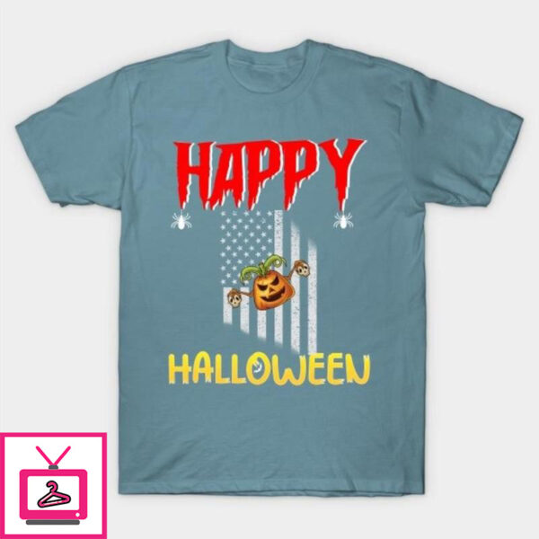 Stars stripes and spooky delights a USA halloween T-Shirt