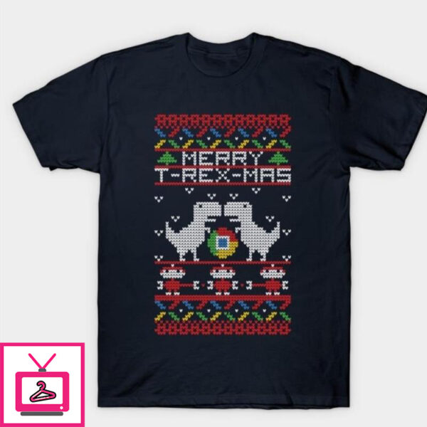 T-rex-mas ugly Christmas sweater T-Shirt