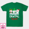 Teeth Santa Reindeer Christmas dental squad T-Shirt