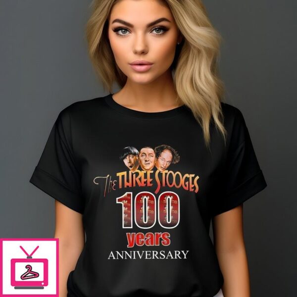 The Three Stooges 100 Years Anniversary 2024 T-Shirt