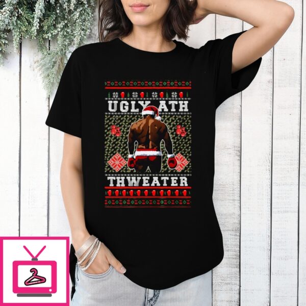 Boxing Ugly At Thweater Ugly Christmas 2024 T-Shirt