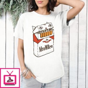 Cat Cigarette Meobro T-Shirt