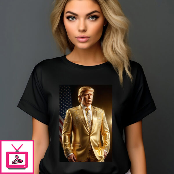 Donald Golden Trump President 47 2024 T-Shirt