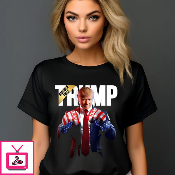 Donald Trump America First Boxing 2024 T-Shirt