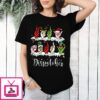 Hand Sign Posters Dispatcher Christmas 2024 T-Shirt