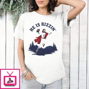 Jesus Basketball He Is Rizzin 2024 T-Shirt