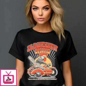 Rooster Black Berry Smoke Half A Tank Of Gas And A Fist Full Of Overdrive Shirt