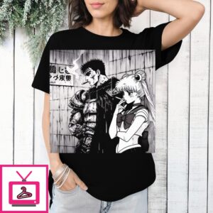 Sailor Moon Smoking Berserk T-Shirt