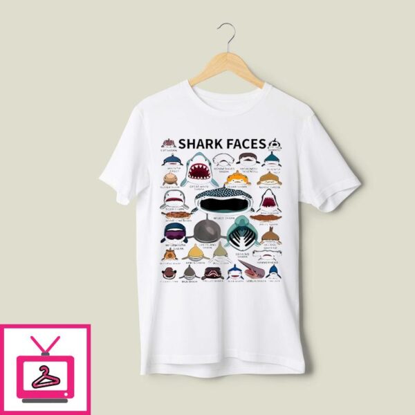 Shark Faces 2024 T-Shirt