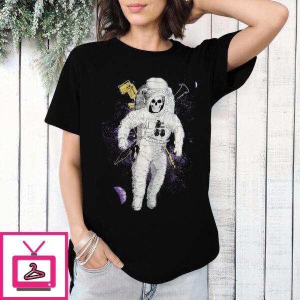 Skeleton Astronaut Rocket 2024 T-Shirt