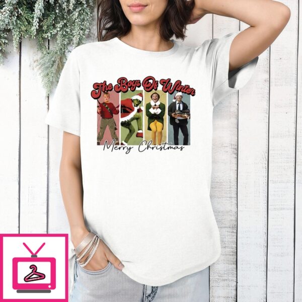 The Boys Of Winter Merry Christmas 2024 T-Shirt