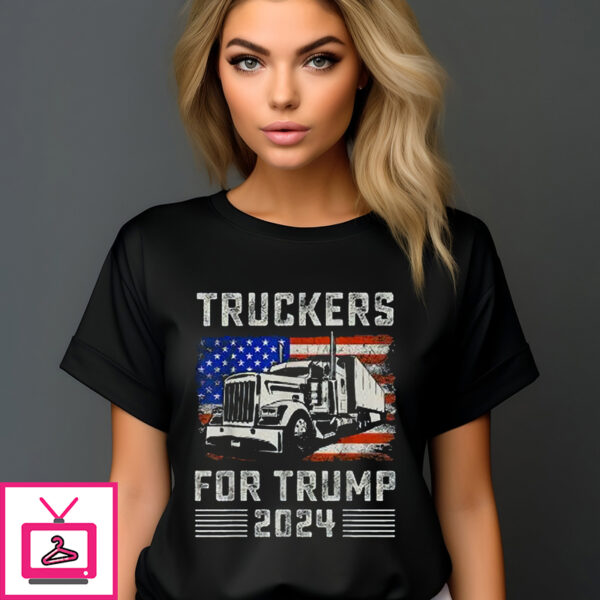 Truckers For Trump 2024 Vintage T-Shirt