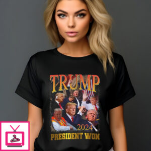 Trump Won 2024 President 47Th Of White House T-Shirt