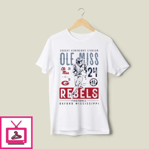 Vaught Hemingway Stadium Ole Miss Rebels Football Oxford Mississippi T-Shirt