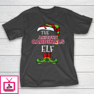 Arizona Cardinals Christmas ELF Funny NFL T-Shirt