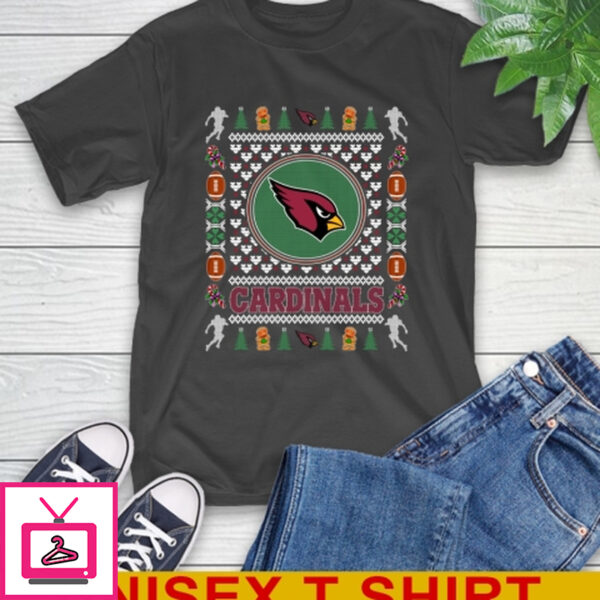 Arizona Cardinals Merry Christmas NFL Football Loyal Fan T-Shirt