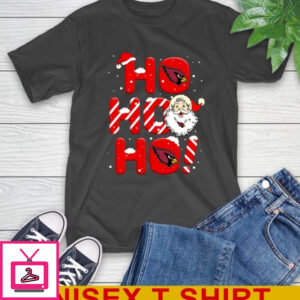 Arizona Cardinals NFL Football Ho Ho Ho Santa Claus Merry Christmas Shirt T-Shirt