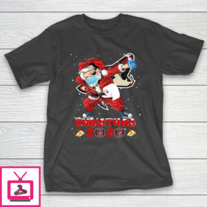 Arizona Coyotes Funny Santa Claus Dabbing Christmas 2020 NHL T-Shirt