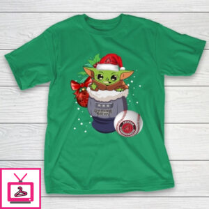 Arizona Diamondbacks Christmas Baby Yoda Star Wars Funny Happy MLB T-Shirt